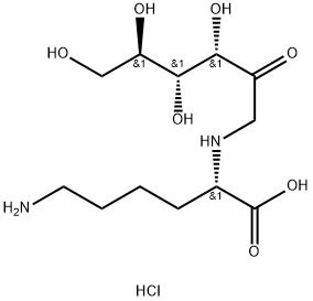 α-果糖赖氨酸 二盐酸盐结构式