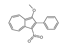 1-methoxy-3-nitro-2-phenylazulene结构式