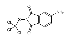 5-amino-2-(trichloromethylsulfanyl)isoindole-1,3-dione Structure