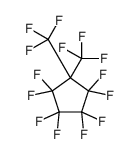 1,1,2,2,3,3,4,4-octafluoro-5,5-bis(trifluoromethyl)cyclopentane Structure