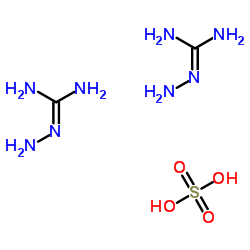 Aminoguanidine hemisulfate structure