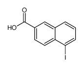 5-iodonaphthalene-2-carboxylic acid Structure