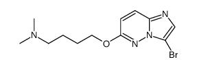 [4-(3-bromo-imidazo[1,2-b]pyridazin-6-yloxy)-butyl]-dimethyl-amine Structure