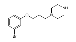 1-(3-(3-bromophenoxy)propyl)piperazine Structure