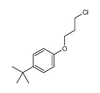 1-tert-butyl-4-(3-chloropropoxy)benzene结构式
