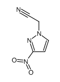 (3-Nitro-1H-pyrazol-1-yl)acetonitrile Structure
