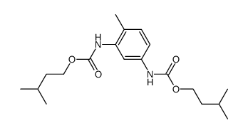 4-methyl-1,3-phenylenedi(carbamic acid(3-methylbutyl)ester) Structure