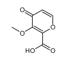 3-methoxy-4-oxopyran-2-carboxylic acid Structure