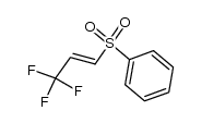 trans-3,3,3- trifluoropropenyl phenyl sulfone Structure