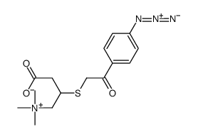 4-azidophenacetylthiocarnitine Structure