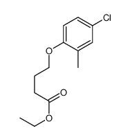 4-(4-氯-2-甲基苯氧基)丁酸乙酯结构式