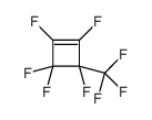 Cyclobutene, 1,2,3,3,4-pentafluoro-4-(trifluoromethyl)-结构式