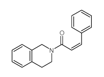 2-Propen-1-one,1-(3,4-dihydro-2(1H)-isoquinolinyl)-3-phenyl- Structure