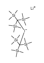 lithium bis(tris(trimethylsilyl)methyl)iodate(I) Structure