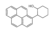 2-pyren-1-ylcyclohexan-1-ol结构式