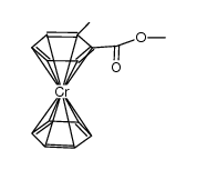 (methyl o-methylbenzoate)benzenechromium(0) Structure
