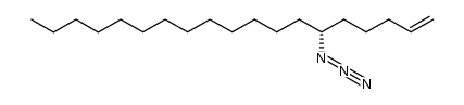 (R)-nonadec-1-en-6-yl azide结构式
