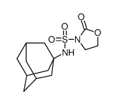 N-(1-adamantyl)-2-oxo-1,3-oxazolidine-3-sulfonamide Structure