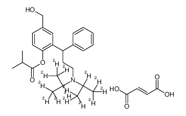 rac Fesoterodine-d14 fumarate结构式