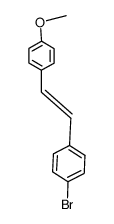 1-bromo-4-[2-(4-methoxyphenyl)vinyl]benzene结构式