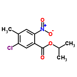 Isopropyl 5-chloro-4-methyl-2-nitrobenzoate Structure