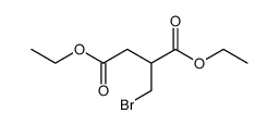 Butanedioic acid, (bromomethyl)-, diethyl ester (9CI) Structure