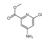 4-氨基-6-氯吡啶甲酸甲酯结构式