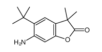 6-氨基-5-(叔丁基)-3,3-二甲基苯并呋喃-2(3h)-酮结构式