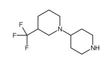 1-piperidin-4-yl-3-(trifluoromethyl)piperidine Structure