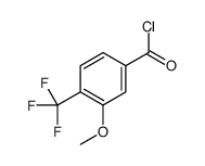 3-methoxy-4-(trifluoromethyl)benzoyl chloride Structure