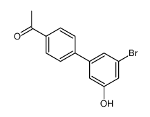 1-[4-(3-bromo-5-hydroxyphenyl)phenyl]ethanone结构式