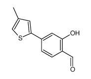 3-HYDROXY-4'-(METHYLTHIO)-[1,1'-BIPHENYL]-4-CARBALDEHYDE Structure