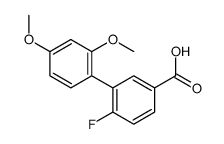 3-(2,4-dimethoxyphenyl)-4-fluorobenzoic acid Structure