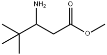 3-氨基-4,4-二甲基戊酸甲酯结构式