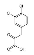 BENZENEPROPANOIC ACID, 3,4-DICHLORO-.ALPHA.-OXO- Structure