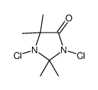 1,3-dichloro-2,2,5,5-tetramethylimidazolidin-4-one Structure