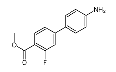 Methyl 4'-amino-3-fluoro-[1,1'-biphenyl]-4-carboxylate结构式