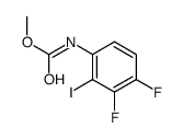 methyl N-(3,4-difluoro-2-iodophenyl)carbamate结构式