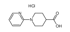1-(吡啶-2-基)哌啶-4-羧酸盐酸结构式