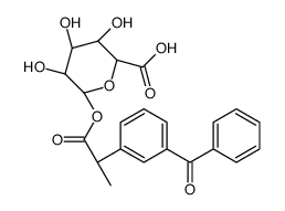 (R)-Ketoprofen Acyl-β-D-glucuronide结构式