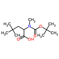 (R,S)-Boc-N-Me-tBuAla-OH structure