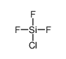 chloro(trifluoro)silane Structure
