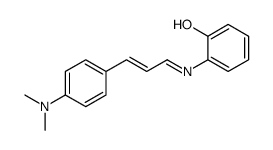 2-[3-[4-(dimethylamino)phenyl]prop-2-enylideneamino]phenol结构式