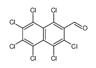 1,3,4,5,6,7,8-heptachloronaphthalene-2-carbaldehyde Structure