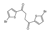 1,4-bis(5-bromothiophen-2-yl)butane-1,4-dione Structure