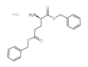 D-谷氨酸二苄酯盐酸盐结构式