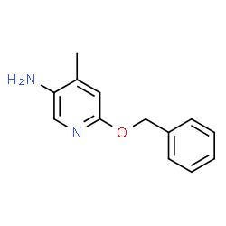 6-(苄氧基)-4-甲基吡啶-3-胺结构式