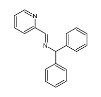 2-[N-(diphenylmethyl)formimidoyl]-pyridine结构式