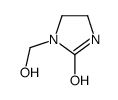 1-(hydroxymethyl)-imidazolidin-2-one结构式