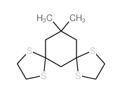 1,4,8,11-Tetrathiadispiro[4.1.4.3]tetradecane, 13,13-dimethyl-结构式
